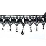 Choker 'Gothic Glamorous' Noir