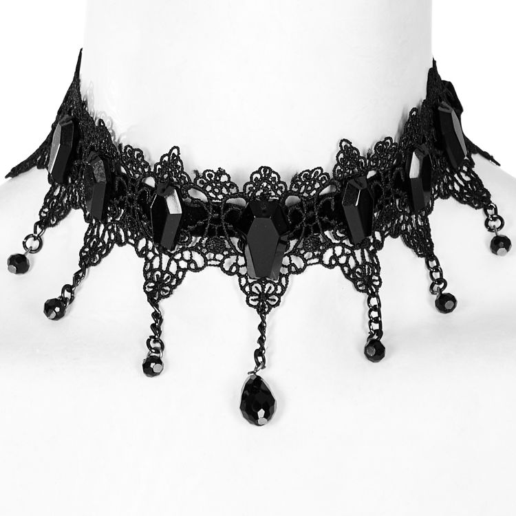 Choker 'Gothic Glamorous' Noir