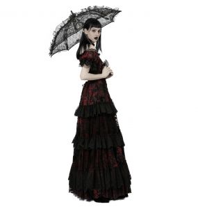 Black 'Fairy' Gothic Romantic Umbrella