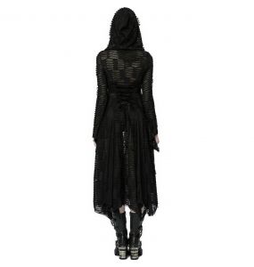 Black 'Dark Wizard' Long Coat