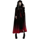 Black and Red 'Metzli' Long Cloak