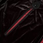 Black and Red 'Metzli' Long Cloak