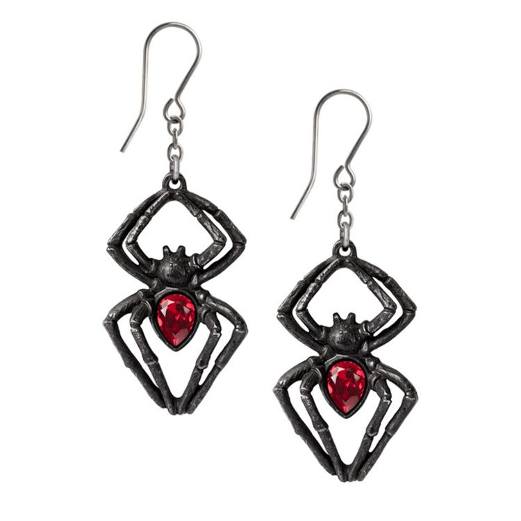 Boucles d'Oreilles 'Black Widow'