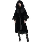 Black Velvet 'Wallia' Cape Coat