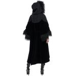 Black Velvet 'Wallia' Cape Coat