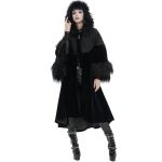 Black Velvet 'Wallia' Cape Coat