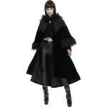 Black Velvet 'Wallia' Cape Coat