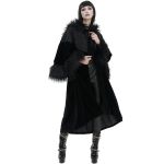 Black Velvet 'Wallia' Cape Coat