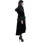 Black Velvet 'Wallia' Cape Coat