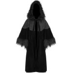 Black Velvet 'Wallia' Cape Coat