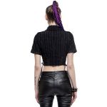 Black 'Achila' Crop Top