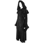 Black 'Alicia' Hooded Coat