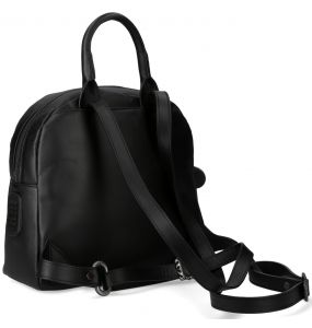 Black Leather 'Rainbow' Backpack