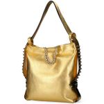 Golden Leather 'Aliana' Handbag