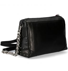 Black Leather 'Baduila' Handbag