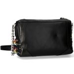 Black Leather 'Saba' Handbag