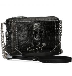 Black Leather 'Selenas' Handbag