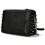 Black Leather 'Fastida' Handbag