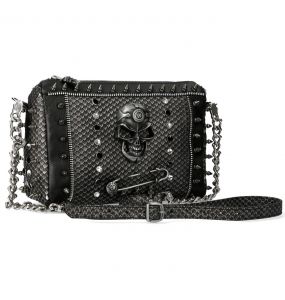 Black Leather 'Unila' Handbag
