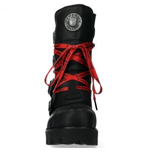 Black and Printed New Rock Ranger Boots