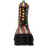 Bottines Plateformes New Rock Wall Rainbow Vegan