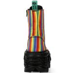 Bottines Plateformes New Rock Wall Rainbow Vegan