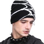 Black and White Spider Web Beanie