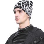 Black and White Spider Web Beanie