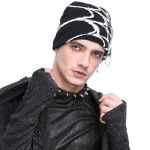 Black and White Spider Web Beanie