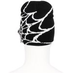 Black and White Spider Web Beanie