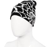 Black and White Spider Web Beanie