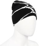 Black and White Spider Web Beanie