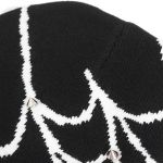 Black and White Spider Web Beanie