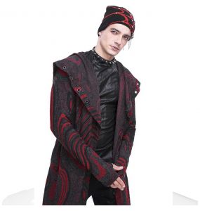 Bonnet 'Red Spider Web' Noir