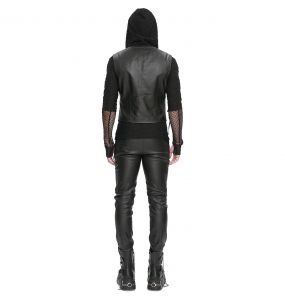 Gilet Asymétrique 'Dubius' Noir