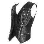 Gilet Asymétrique 'Dubius' Noir