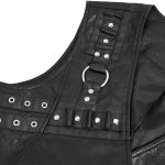 Gilet Asymétrique 'Dubius' Noir