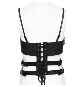 Black 'Sexy Hollow' Waist Corset