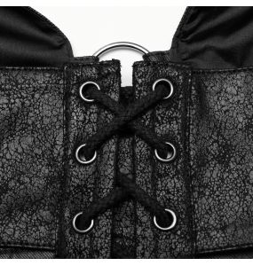 Black 'Sexy Hollow' Waist Corset