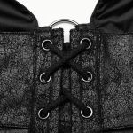 Black 'Sexy Hollow' Waist Corset