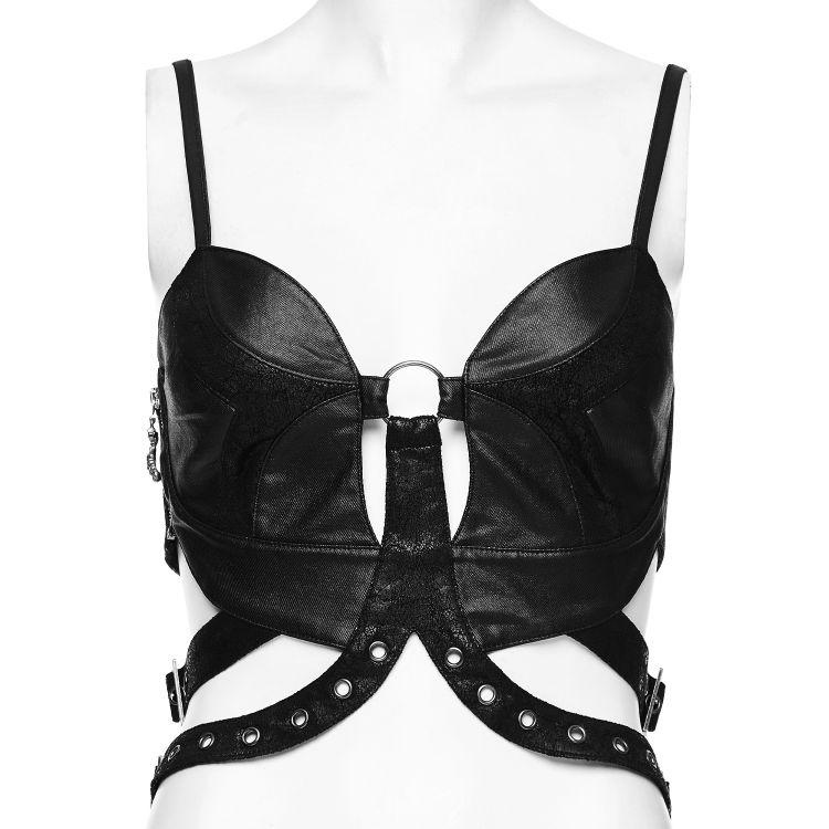 Black 'Sexy Hollow' Waist Corset