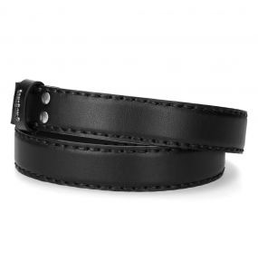 Black Vegan Leather New Rock Belt
