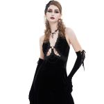 Black Velvet 'Alicia' Long Dress