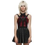 Black and Red 'Willow' Mini Dress