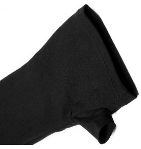 Black 'Willow' Long Cut Gloves