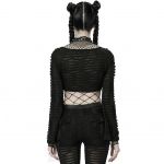 Black 'Goisvintha' Crop Top