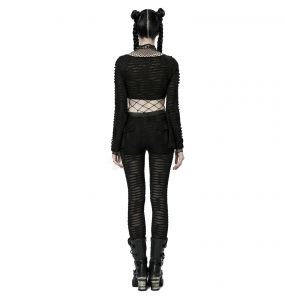 Black 'Goisvintha' Crop Top