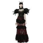 Black Artificial Feathers 'Raven' Shoulder Accessory