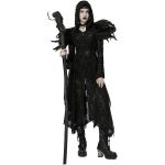 Black Artificial Feathers 'Raven' Shoulder Accessory