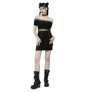 Black 'Gudeliva' Mini Dress